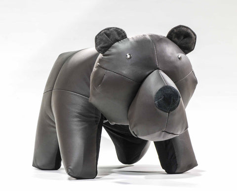 Bear Ottoman Genuine Leather